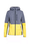 Icepeak Delli Softshell Jacket Grijs Geel Dames - 44/XXL Grijs, Geel