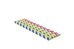 Klika - Papieren rietjes kleurenmix 230x6mm FSC®Mix BIO | 100 stuks