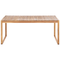 Beliani SASSARI II - Tuintafel - Lichte houtkleur - 90 x 180 cm - Acaciahout