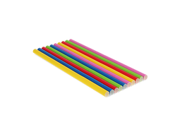 Klika - Papieren rietjes kleurenmix 240x10mm FSC®Mix BIO | 100 stuks