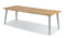 Reims Dining Table 240x100x76cm With Wooden Umbrella Cover (12053) - Steel Light Grey 17-5102 Tpg