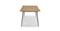 Reims Dining Table 240x100x76cm With Wooden Umbrella Cover (12053) - Steel Light Grey 17-5102 Tpg