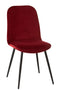 Jline Chair Claire Metal/textile Burgundy