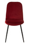 Jline Chair Claire Metal/textile Burgundy