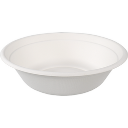 Depa® - ® Schaal | bagasse (suikerrietpulp) | rond | 1000ml | wit | 50 stuks