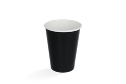 Klika - Milkshakebeker klein 360ml Ø90mm 12oz zwart FSC®Mix karton | 500 stuks