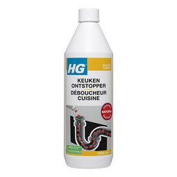 HG - Afvoerontstopper keuken 1l | 1 fles | 6 stuks