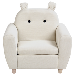 Beliani MARIBO - Kinderfauteuil - Beige - Linnen