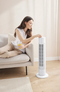 SILVERCREST® Torenventilator, 3 snelheden, 50 W zwart- 3 modi: laag, gemiddeld, hoog Apart inschakel
