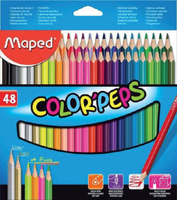 Maped - Kleurpotloden doos 48 stuks assorti