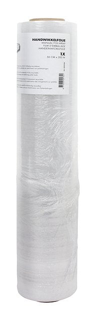 IEZZY - Wikkelfolie 500mmx300m 20mu transparant | 1 rol | 6 stuks