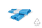 Klika - Vuilniszakken 120 liter 70x110cm 20 rollen met 25 zakken blauw (licht) | 500 stuks