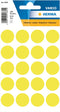 HERMA - Etiket 1884 rond 19mm fluor geel 100 stuks