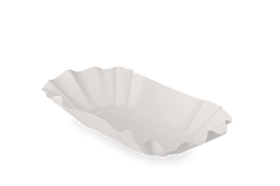 Klika - Kartonnen schaaltje geschulpt 220x140x37,5mm wit | 1000 stuks