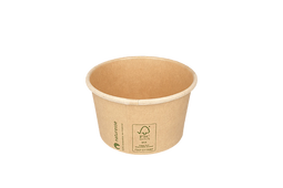 Klika - Bakje 90cc Ø75mm 3oz karton kraft BIO | 50 stuks