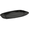 Klika - Schaal | cateringschaal | gerecycled PET | ovaal | 450x300x22mm | zwart | 10 stuks