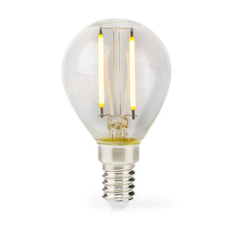 LED-Filamentlamp E14 | G45 | 2 W | 250 lm | 2700 K | Warm Wit | Aantal lampen in verpakking: 1 Stuks