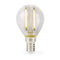 LED-Filamentlamp E14 | G45 | 2 W | 250 lm | 2700 K | Warm Wit | Aantal lampen in verpakking: 1 Stuks