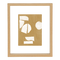 Urban Nature Culture Photo frame Floating Aesthetic M, natural Natural / MDF