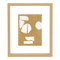 Urban Nature Culture Photo frame Floating Aesthetic M, natural Natural / MDF