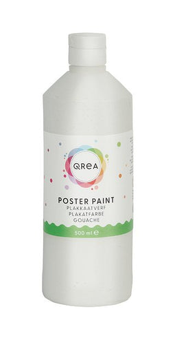 Qrea - Plakkaatverf wit 500ml