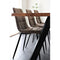 Middelfart Dining Chair - Chair In Light Brown Microfiber With Black Legs - Set Of 2
