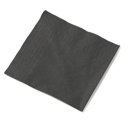 Klika - Servet | cellulose | 2-laags | 25x25cm | zwart | 1200 stuks