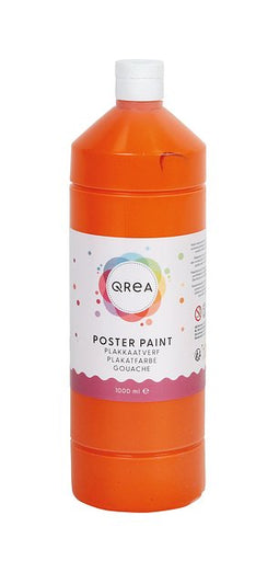 Qrea - Plakkaatverf oranje 1000ml