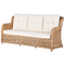 Beliani ALESSANO - Loungeset voor 5 - Naturel - Rotan