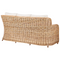 Beliani ALESSANO - Loungeset voor 5 - Naturel - Rotan