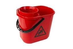 Cleaninq - Mopemmer spaans met korf 12L rood