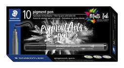 Staedtler - Fijnschrijver pigment pen intens zwart | 10 stuks