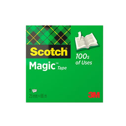 Scotch - Plakband Magic 810 25mmx66m onzichtbaar mat | 1 stuk | 9 stuks