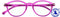 I Need You - Leesbril i need you +2.50dpt tropic roze