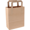 Klika - Tas | Papier | platte handgreep | 18x 8x22cm | draagtas | bruin | 250 stuks