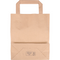 Klika - Tas | Papier | platte handgreep | 18x 8x22cm | draagtas | bruin | 250 stuks