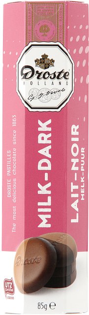 Droste - Chocolade droste pastilles melk puur 85gr