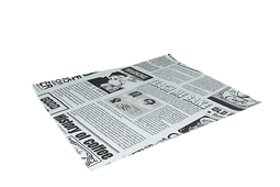 Klika - Vetvrij papier 33x38cm hamburgervellen FSC®Mix krant wit | 2000 stuks