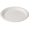 Depa® - ® Bord | rond | 1-vaks | bagasse (suikerrietpulp) | Ø23cm | wit | 50 stuks