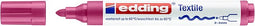 Edding - Viltstift edding 4500 textiel rond 2-3mm karmijnrd | 10 stuks