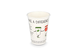 Klika - Kartonnen koffiebeker 180cc 7.5oz Ø70mm Recycle FSC®Mix | 2500 stuks