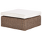 Beliani PALERMO - Loungeset - Bruin - PE rotan