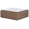 Beliani PALERMO - Loungeset - Bruin - PE rotan
