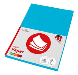 Quantore - Kopieerpapier A4 80gr azuurblauw 100vel