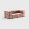 Curt-set 7 - E.g. Flexible 2-seater With Armrests - Barcelona - Lotus - V3347/24 (rose)