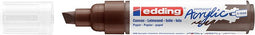 Edding - Acrylmarker edding e-5000 breed chocoladebruin | 1 stuk | 5 stuks
