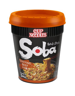 Nissin - Noodles Soba sukiyaki beef cup