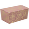 Klika - Ballotin | Leafs | karton + PP + PET | 250gr | 55x113x62mm | roze/goud | 50 stuks