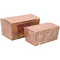Klika - Ballotin | Leafs | karton + PP + PET | 250gr | 55x113x62mm | roze/goud | 50 stuks