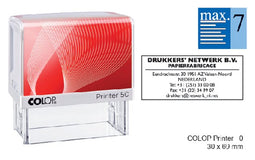 Colop - Tekststempel Printer 50 personaliseerbaar 7regels 69x30mm